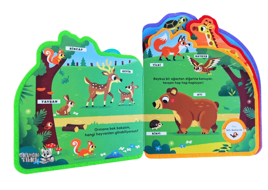 Bul bakalım - Hayvanlar (1+ Yaş) - Okuyan Tilki