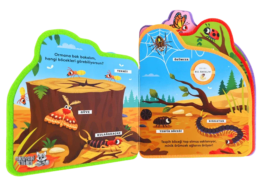 Bul bakalım - Böcekler (1+ Yaş) - Okuyan Tilki