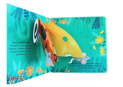 Üç Boyutlu Kitap - Çiftlik Hayvanları (1+ Yaş) - Okuyan Tilki