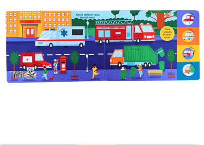 Düt! Düt! Taşıtlar - Pencereli Kitap (0+ Yaş) - Okuyan Tilki