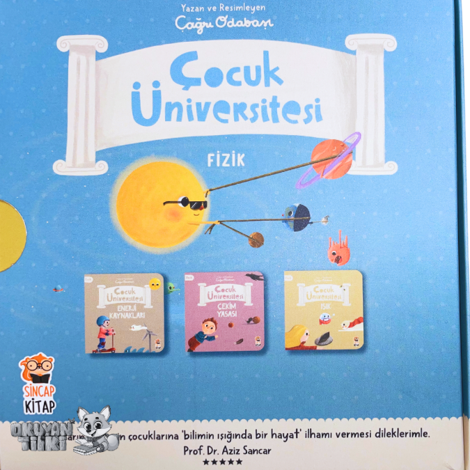 ÇOCUK ÜNİVERSİTESİ - Fizik Seti (3 Kitap, 1+ Yaş)