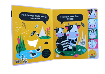 Cee-Eee Dokun Hisset Sevimli Çiftlik Hayvanları (0+ Yaş) - Okuyan Tilki