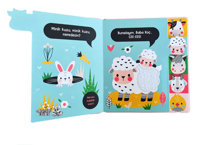 Cee-Eee Dokun Hisset Sevimli Çiftlik Hayvanları (0+ Yaş) - Okuyan Tilki