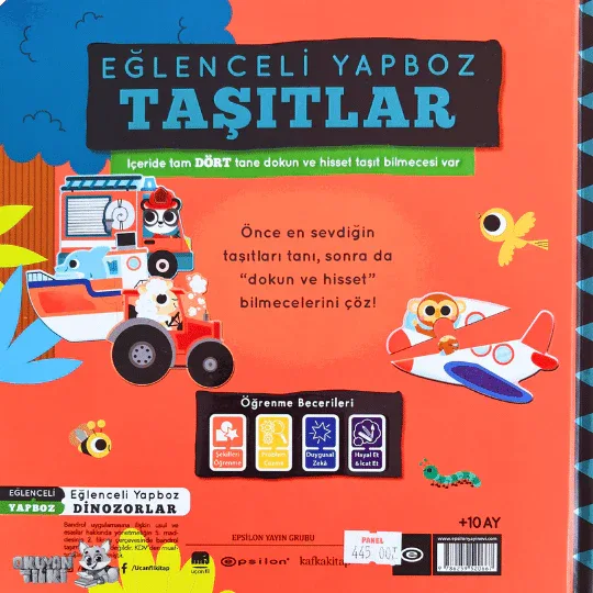 Eğlenceli Yapboz - Taşıtlar (1+ Yaş) - Okuyan Tilki