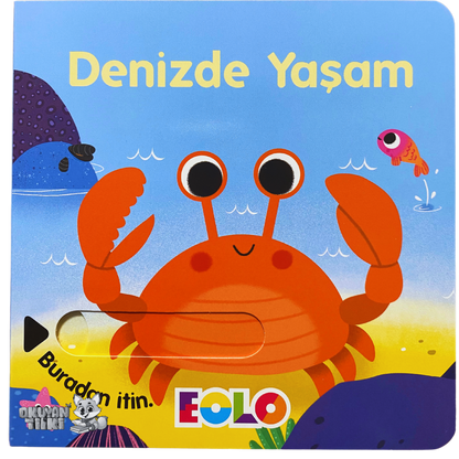 Sürgülü Kitap - Denizde Yaşam (2+ Yaş)