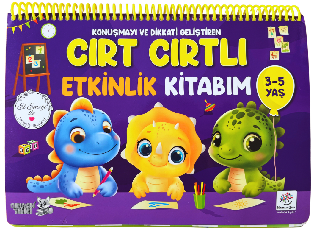 3-5 Yaş Cırt Cırtlı Etkinlik Kitabım