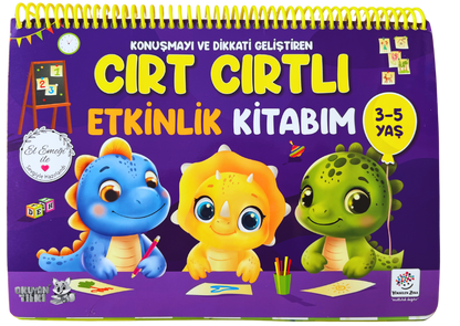 3-5 Yaş Cırt Cırtlı Etkinlik Kitabım