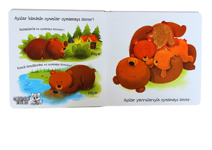 Ayılar Ne Sever? - Dokun Hisset Kitaplar (Fühlbuch, 2+ Yaş)