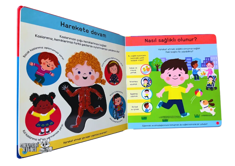 İlk Kitaplarım – Vücudumu Tanıyorum (0+ Yaş) - Okuyan Tilki