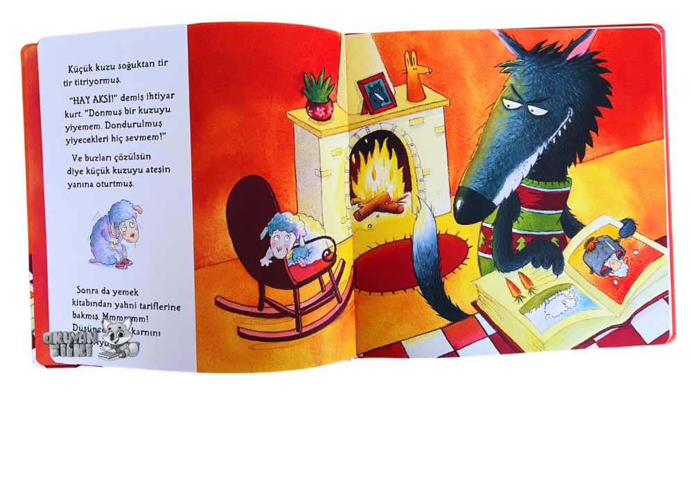 Akşam Yemeğine Gelen Kuzu - Organik Kitap (4+ Yaş)