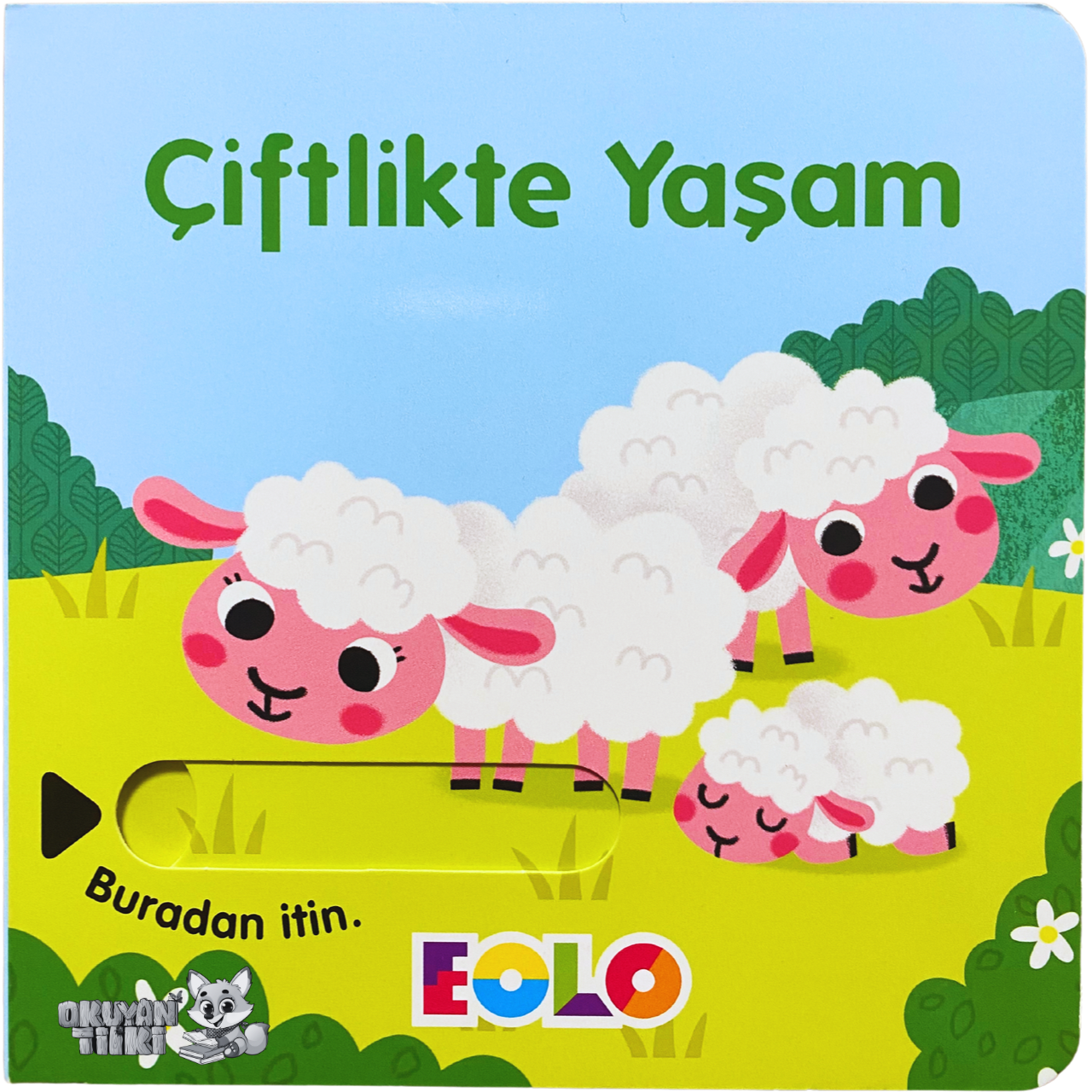 Sürgülü Kitap - Çiftlikte Yaşam (2+ Yaş)