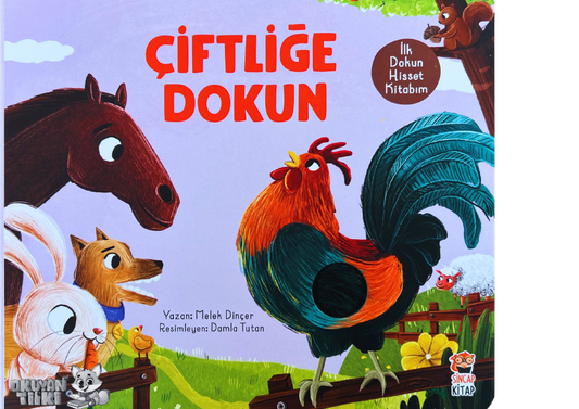 İlk Dokun Hisset Kitabım-Çiftliğe Dokun (Fühlbuch, 2+ Yaş)