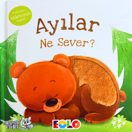 Ayılar Ne Sever? - Dokun Hisset Kitaplar (Fühlbuch, 2+ Yaş)