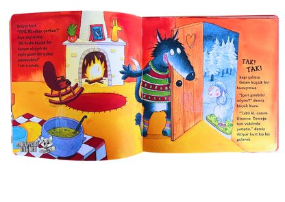 Akşam Yemeğine Gelen Kuzu - Organik Kitap (4+ Yaş)