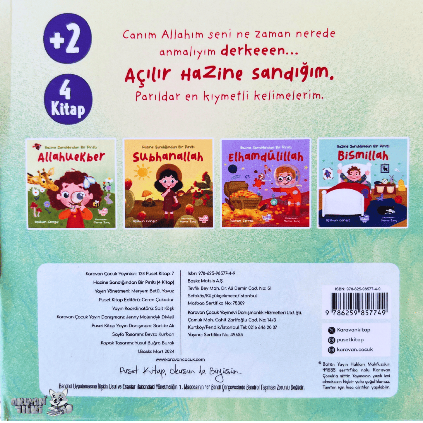 Hazine Sandığı (4 Kitap, 2+ Yaş)