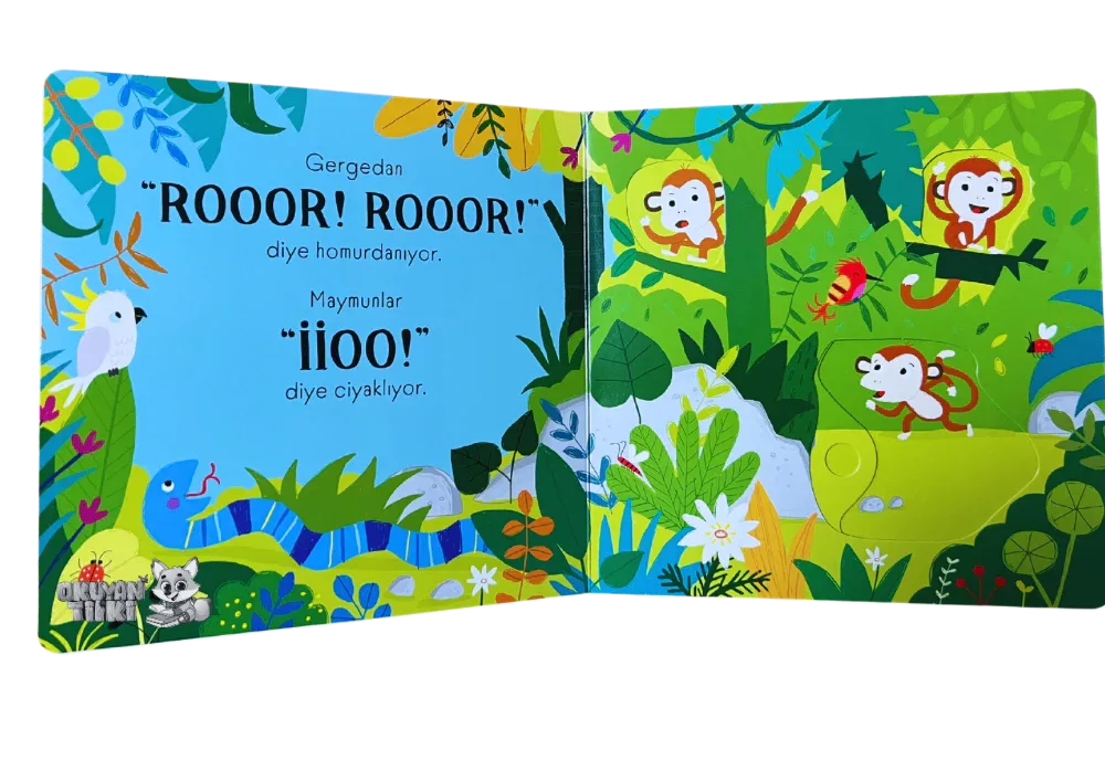 Hareketli Sesli Kitaplar – Raauur! (0+ Yaş) - Okuyan Tilki