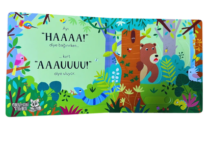 Hareketli Sesli Kitaplar – Raauur! (0+ Yaş) - Okuyan Tilki