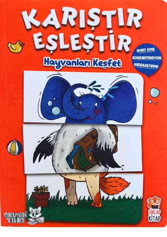 Karıştır Eşleştir – Hayvanları Keşfet (2+ Yaş)