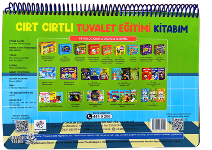 Cırt Cırtlı Tuvalet Eğitimi Kitabım (1+ Yaş)