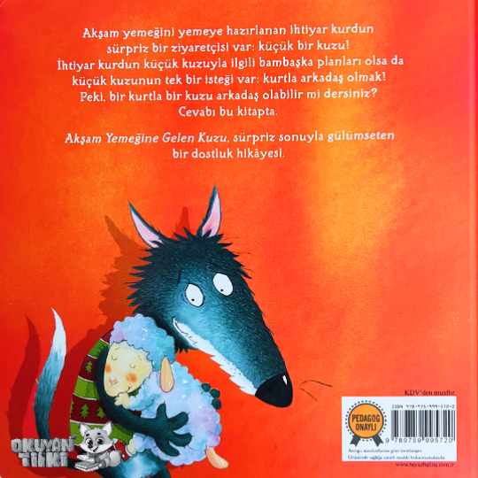 Akşam Yemeğine Gelen Kuzu - Organik Kitap (4+ Yaş)