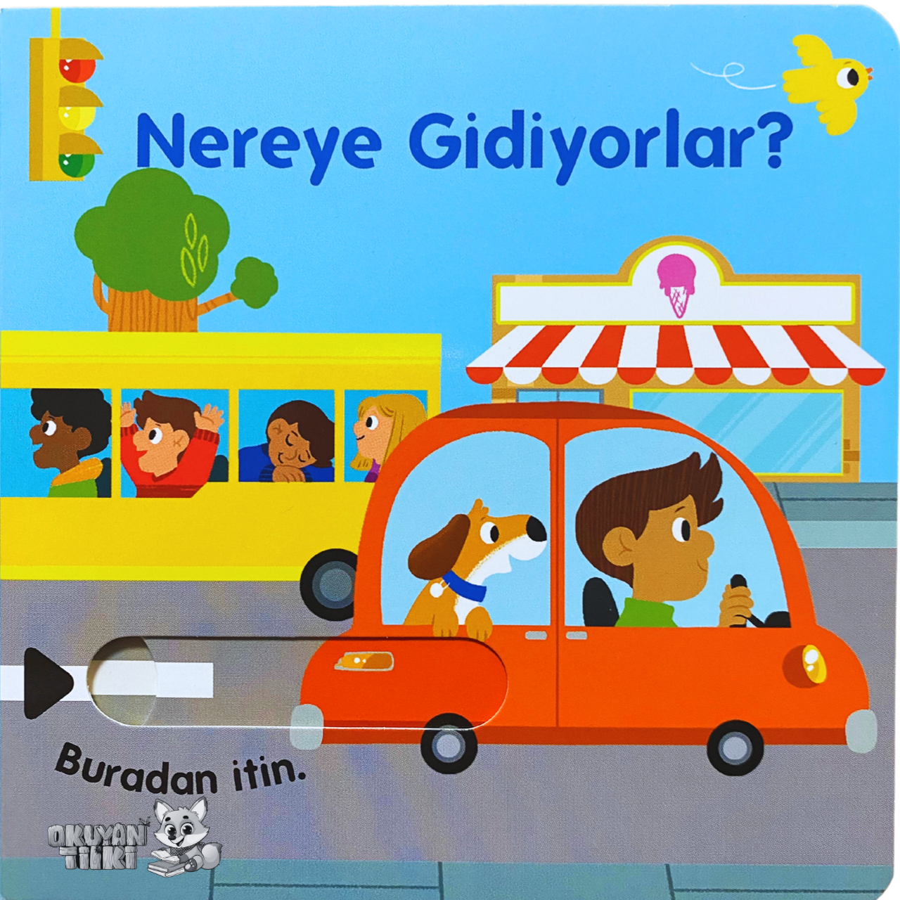 Sürgülü Kitap - Nereye Gidiyorlar? (2+ Yaş)