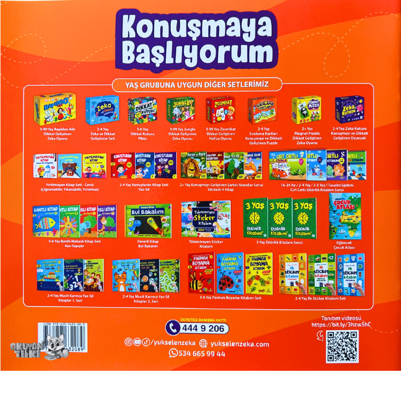 Konuşmaya Başlıyorum 1 - Yaz Sil (2-4 Yaş)