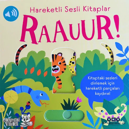 Hareketli Sesli Kitaplar – Raauur! (0+ Yaş) - Okuyan Tilki